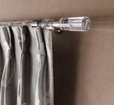 Curtain Header - perspex pole