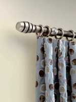 Curtain Header - spotted cloth
