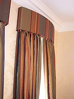 Curtain Header - Purple sheen