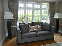 Living Room with traditional sofas